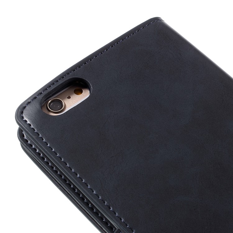 MERCURY GOOSPERY Mansoor Leather Cover for iPhone 6s Plus/6 Plus - Dark Blue-12