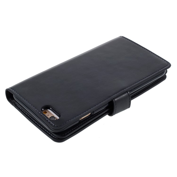MERCURY GOOSPERY Mansoor Leather Cover for iPhone 6s Plus/6 Plus - Dark Blue-4