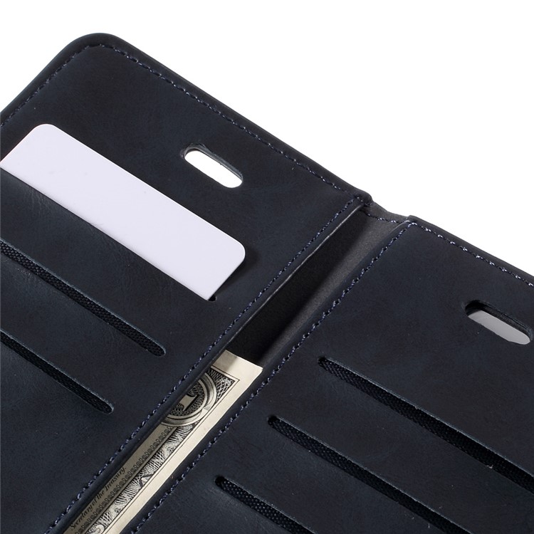 MERCURY GOOSPERY Mansoor Leather Cover for iPhone 6s Plus/6 Plus - Dark Blue-9