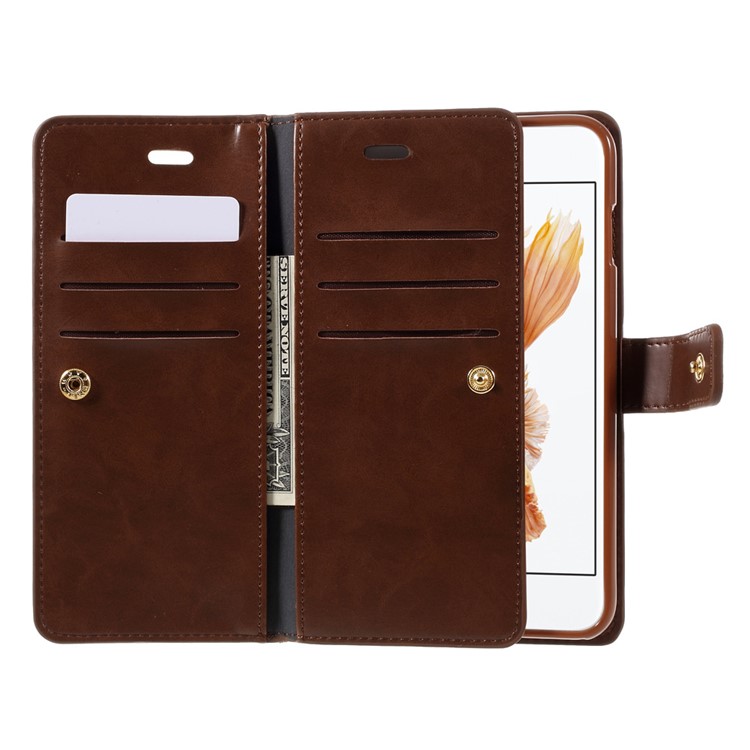 MERCURY GOOSPERY Mansoor Wallet Diary Case for iPhone 6s Plus/6 Plus - Brown-6
