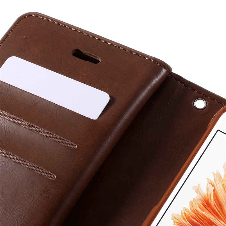 MERCURY GOOSPERY Mansoor Wallet Diary Case for iPhone 6s Plus/6 Plus - Brown-9