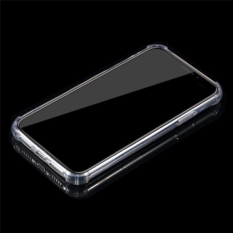 100PCS/Pack Drop-resistant Clear TPU Cell Phone Case for iPhone 9 6.1 inch-2