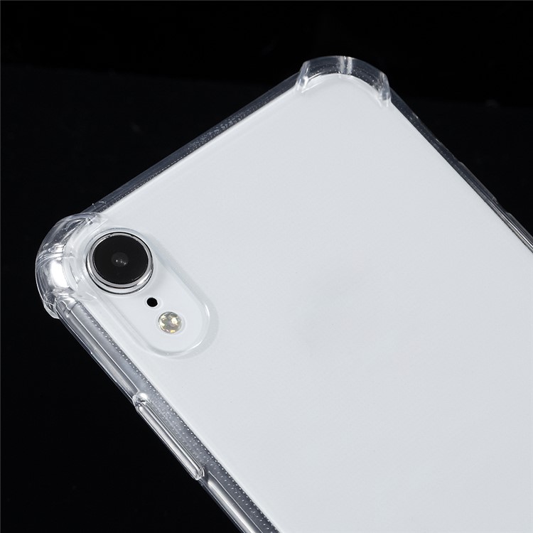 100PCS/Pack Drop-resistant Clear TPU Cell Phone Case for iPhone 9 6.1 inch-3