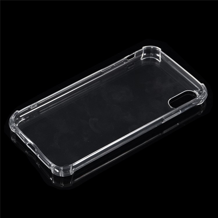 100PCS/Pack Drop-resistant Clear TPU Cell Phone Case for iPhone 9 6.1 inch-5