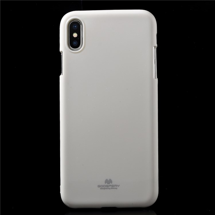 MERCURY GOOSPERY Glitter Powder TPU Protection Case Cover for iPhone 9 Plus 6.5 inch - White-1