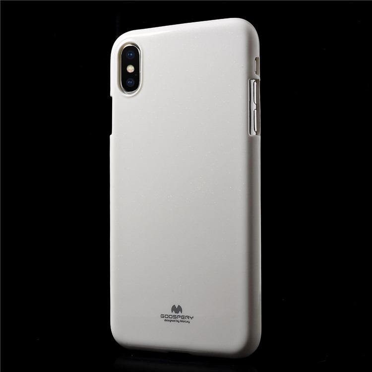 MERCURY GOOSPERY Glitter Powder TPU Protection Case Cover for iPhone 9 Plus 6.5 inch - White-3