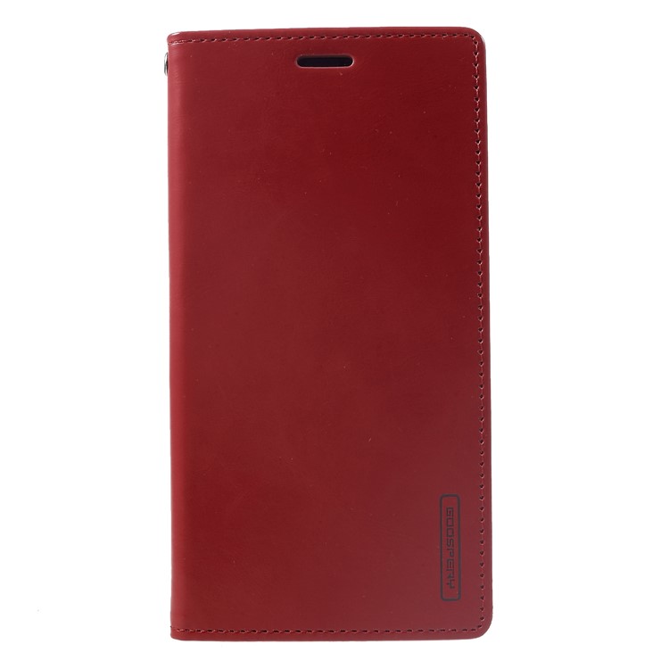 MERCURY GOOSPERY Blue Moon Leather Mobile Casing for iPhone 9 Plus 6.5 inch - Red-3