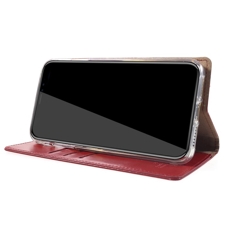 MERCURY GOOSPERY Blue Moon Leather Mobile Casing for iPhone 9 Plus 6.5 inch - Red-4