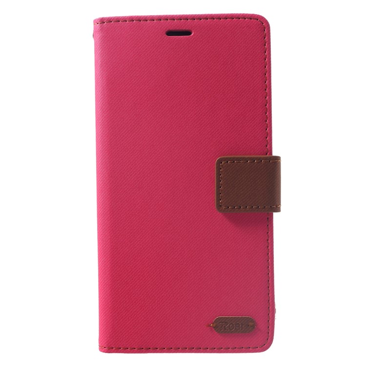 For iPhone XS Max 6.5 inch ROAR KOREA Simply Life Diary Leather Wallet Case - Rose-3