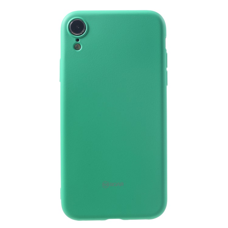 

ROAR KOREA Весь День Матовая Кожа ТПУ Мобильный Телефон Чехол Для Iphone XR 6,1 Дюйма - Циан, iPhone XR