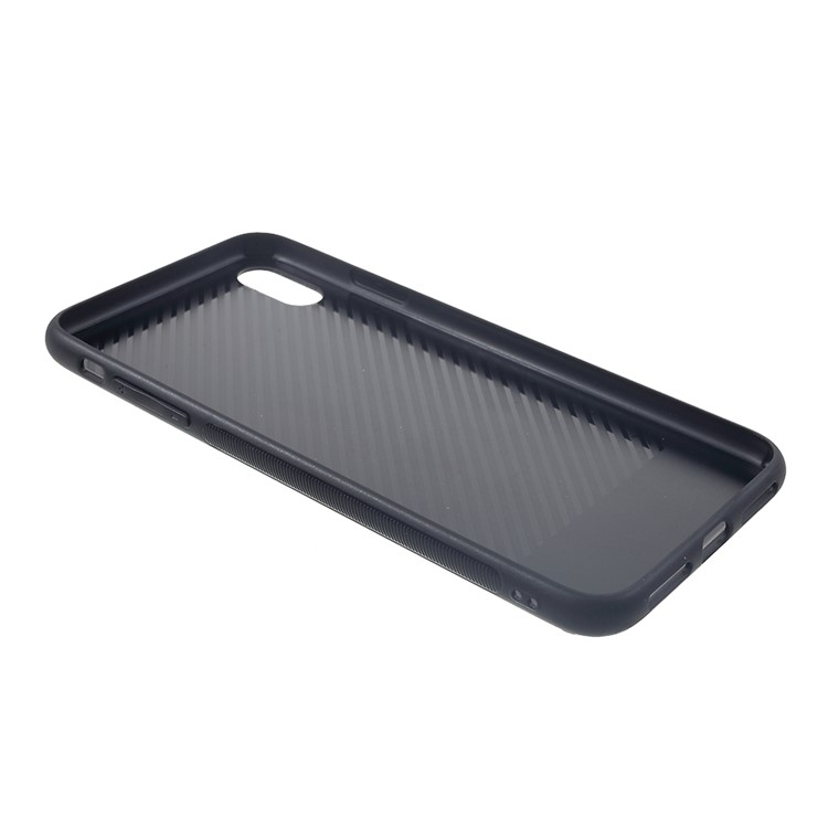Cloth Texture PU Leather Coated TPU Case for iPhone XR 6.1 inch - Black-6