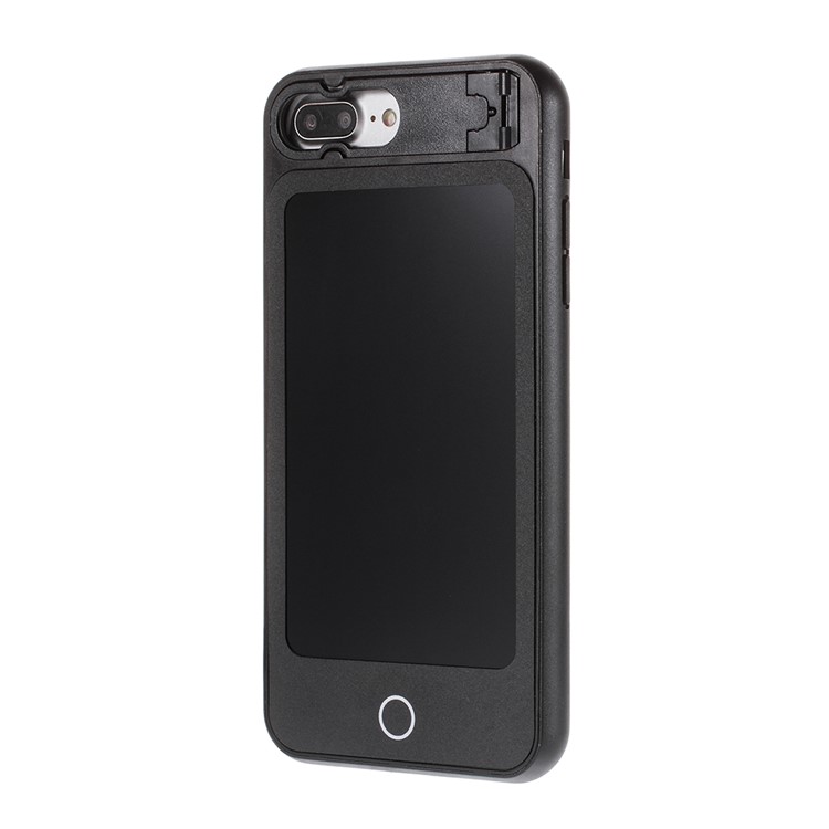 Phone Case with Wordpad TPU PC Hybrid Back Cover for iPhone 8 Plus / 7 Plus / 6s Plus / 6 Plus 5.5 inch - Black-3