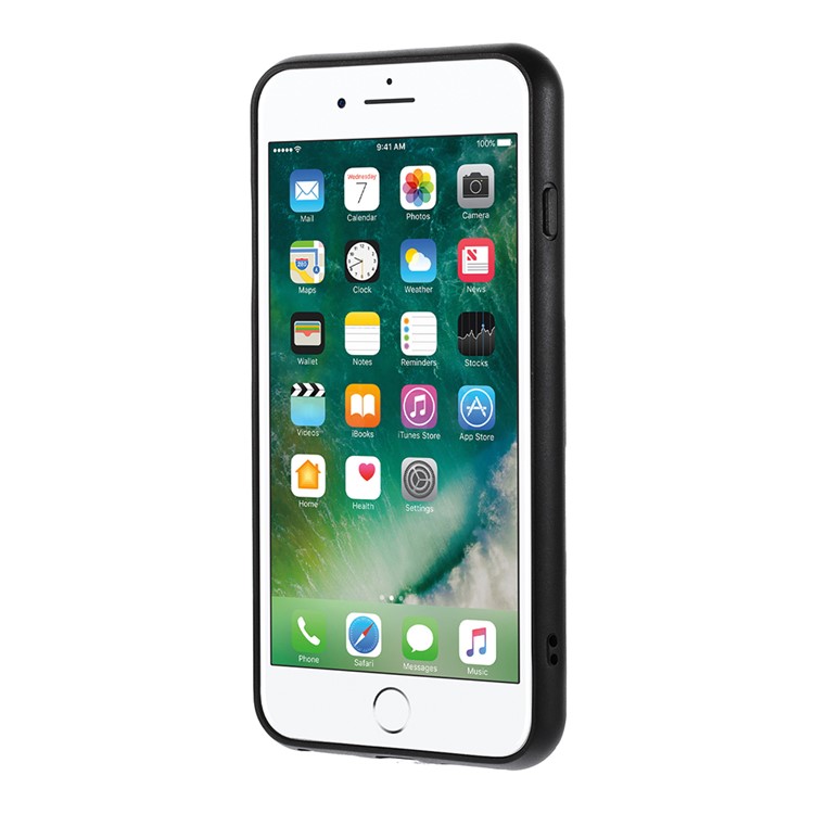 Phone Case with Wordpad TPU PC Hybrid Back Cover for iPhone 8 Plus / 7 Plus / 6s Plus / 6 Plus 5.5 inch - Black-4