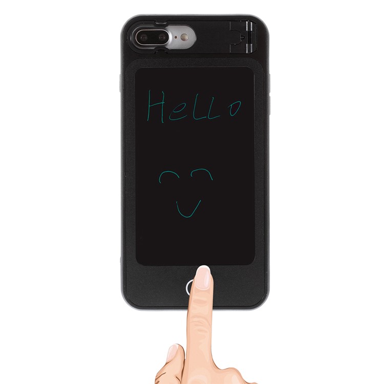 Phone Case with Wordpad TPU PC Hybrid Back Cover for iPhone 8 Plus / 7 Plus / 6s Plus / 6 Plus 5.5 inch - Black-5