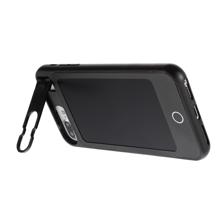 Phone Case with Wordpad TPU PC Hybrid Back Cover for iPhone 8 Plus / 7 Plus / 6s Plus / 6 Plus 5.5 inch - Black-7