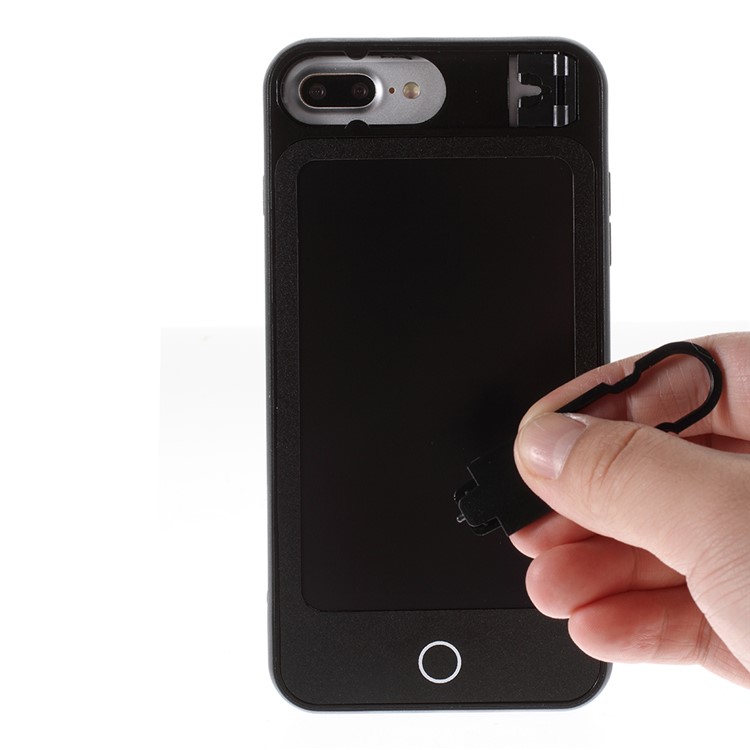 Phone Case with Wordpad TPU PC Hybrid Back Cover for iPhone 8 Plus / 7 Plus / 6s Plus / 6 Plus 5.5 inch - Black-9