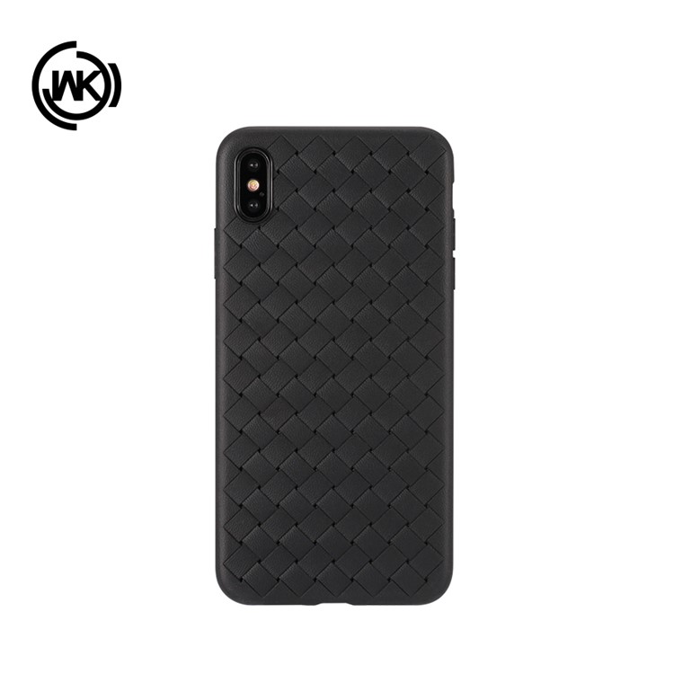 

WK Ruyke Series Woven Texture Heat Dissipation TPU Phone Case for iPhone XS Max 6.5 inch - Black, iPhone XS Max 6.5 inch