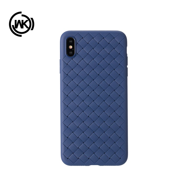 

WK Ruyke Серия Тепловыделение Тканая Текстура Оболочка Телефона TPU Для Iphone Xs 5.8 Inch - Синий, iPhone XS 5.8 inch
