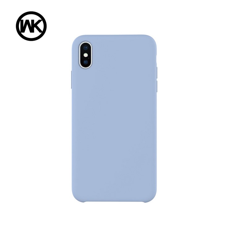 

WK Moka Liquid Silicone Protective Shell for iPhone Xs 5.8 inch - Blue, iPhone Xs