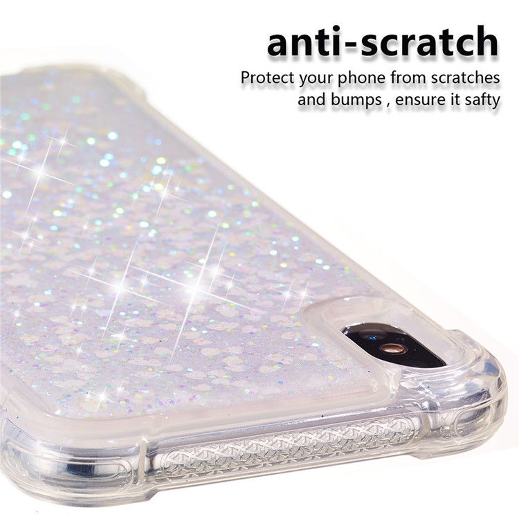Glitter Powder Quicksand Shockproof TPU Casing for iPhone 9 Plus 6.5 inch - Multi-color-3