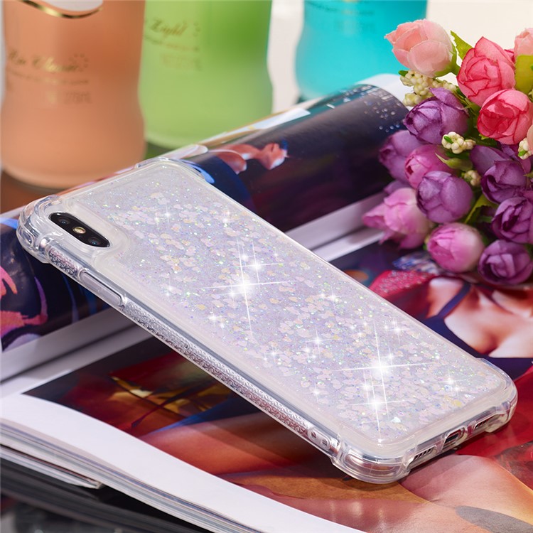Glitter Powder Quicksand Shockproof TPU Casing for iPhone 9 Plus 6.5 inch - Multi-color-4