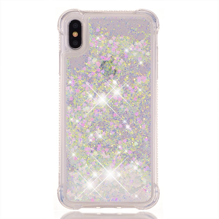 Glitter Powder Quicksand Shockproof TPU Casing for iPhone 9 Plus 6.5 inch - Multi-color-6