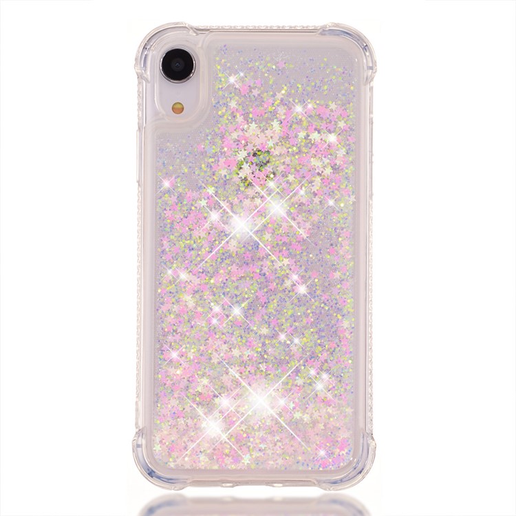 Glitter Powder Quicksand Shockproof TPU Mobile Case for iPhone 9 6.1 inch - Pink-6