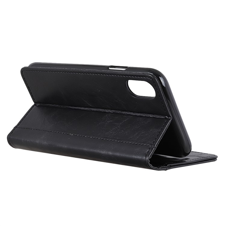 Rivet Decor Stand Wallet Magnetic Leather Phone Case for iPhone 9 Plus 6.5 inch - Black-10
