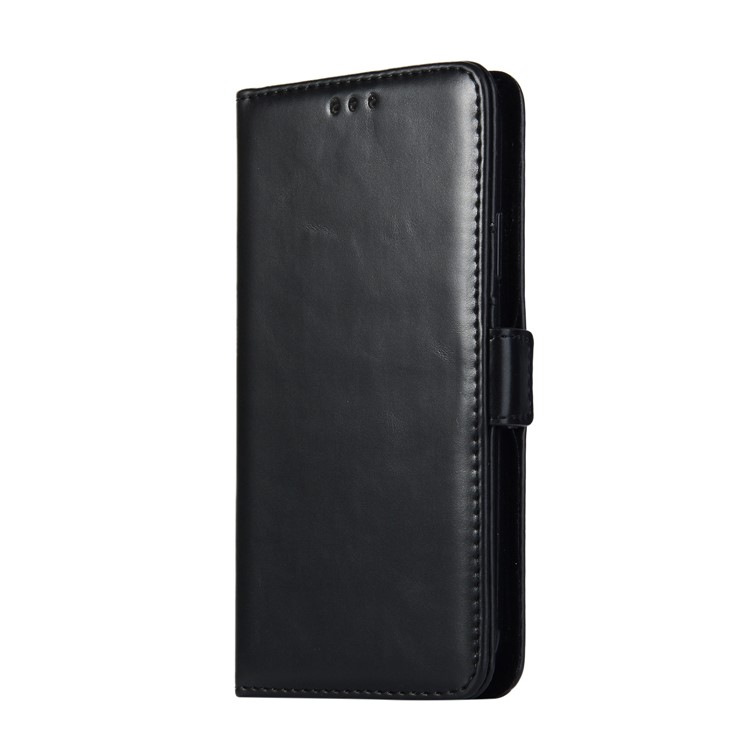 Crazy Horse Texture Leather Wallet Stand Cover for iPhone 9 6.1 inch - Black-2