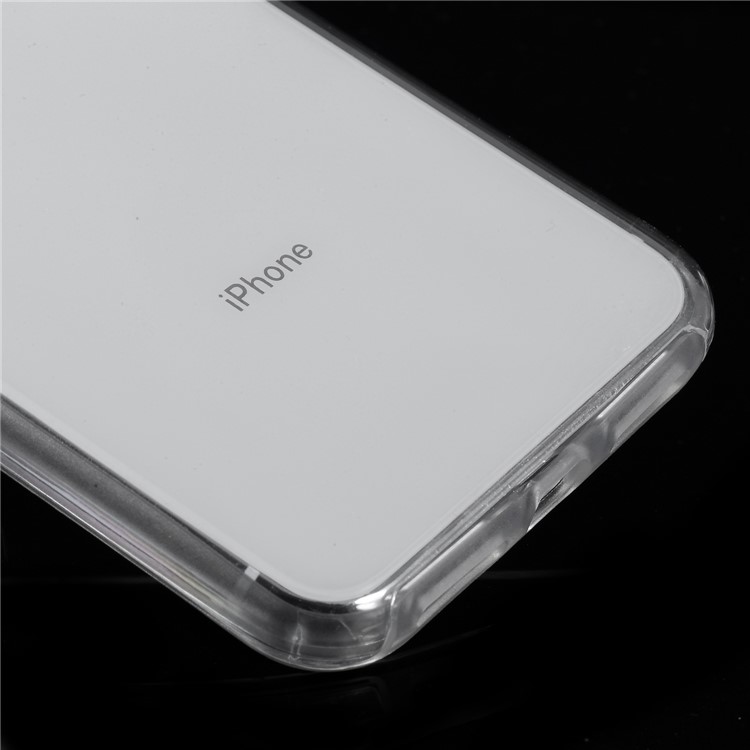 For iPhone XS Max 6.5 inch Two Pieces Front TPU + PC Back Hybrid Case Full Body Protection Case-4