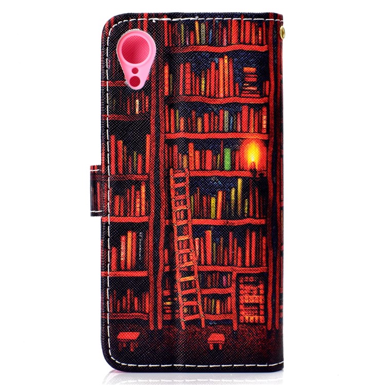 Pattern Printing Wallet Leather Stand Case for iPhone XR 6.1 inch - Books-3
