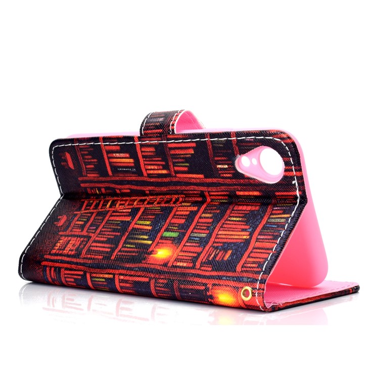 Pattern Printing Wallet Leather Stand Case for iPhone XR 6.1 inch - Books-7
