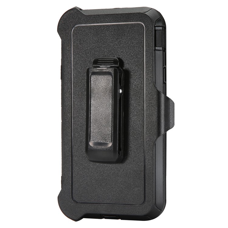 Shockproof Drop-proof Dust-proof PC + TPU Hybrid Case for iPhone XS Max 6.5 inch - All Black-5