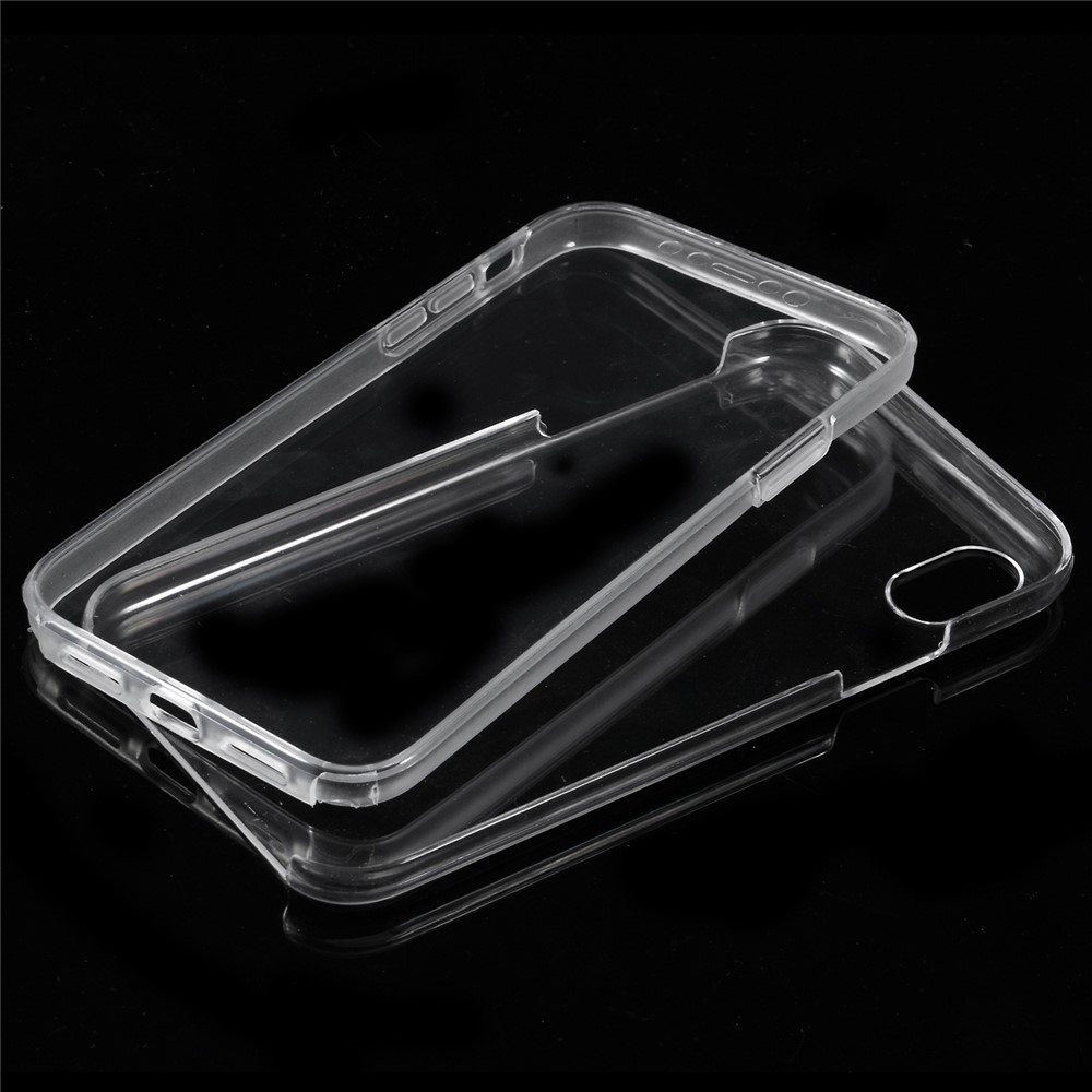 For iPhone XR 6.1 inch Two Pieces Front TPU + PC Back Full Body Protection Case-5