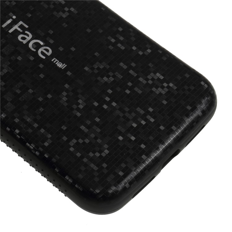 IFACE MALL Mosaic PC + TPU Hybrid Case for iPhone XR 6.1 inch - Black-4