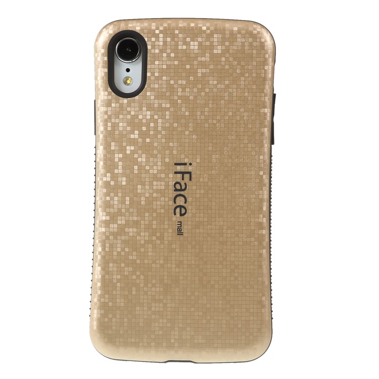 

IFACE MALL Мозаичный PC + TPU Гибридный Защитный Чехол Для Iphone XR 6.1 Inch - Золото, iPhone XR