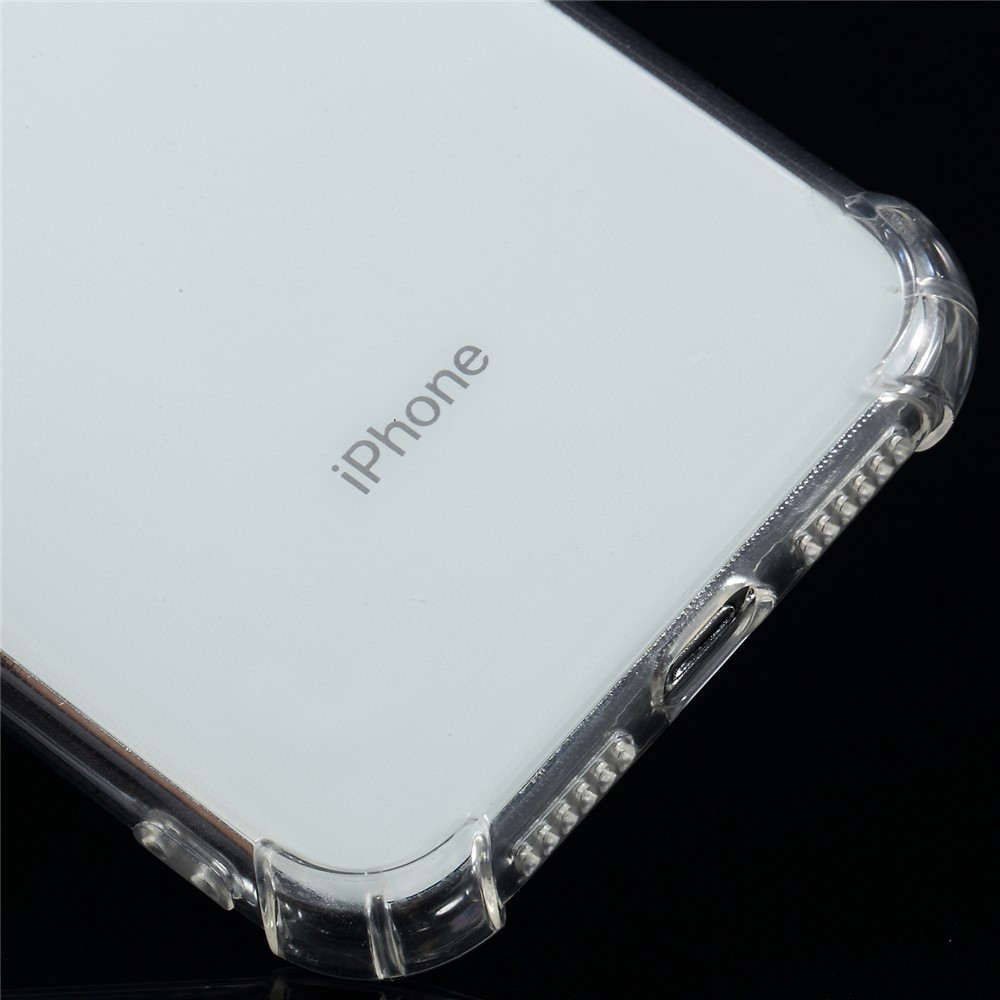 Four Corners Cushioning Drop-resistant Clear TPU Phone Cover for iPhone XR 6.1 inch - Transparent-4