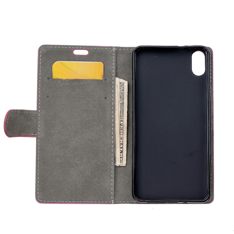 Protective PU Leather Wallet Stand Phone Case for iPhone Xs 5.8 inch - Black-5