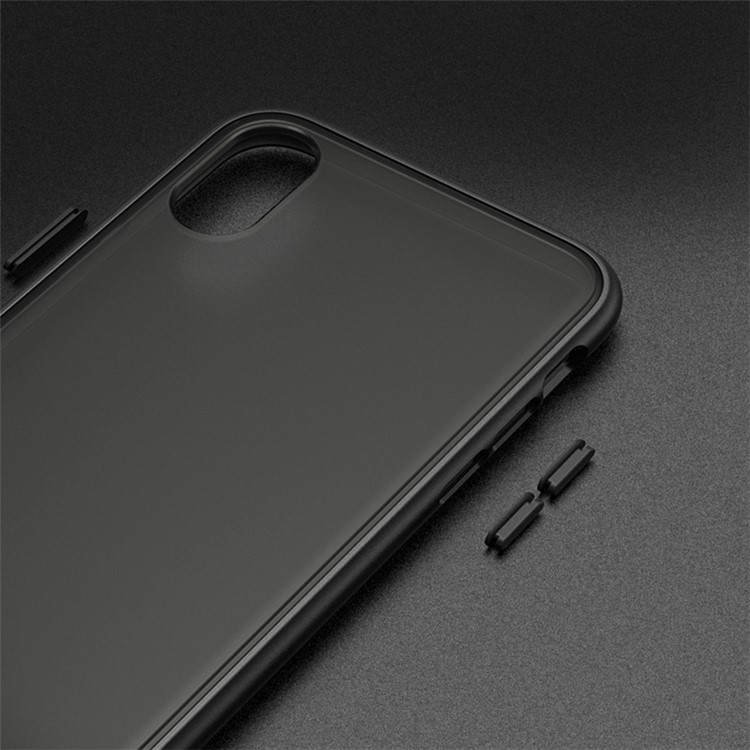 IPAKY Specter Series Plastic + TPU Hybrid Casing for iPhone XR 6.1 inch - Black-2