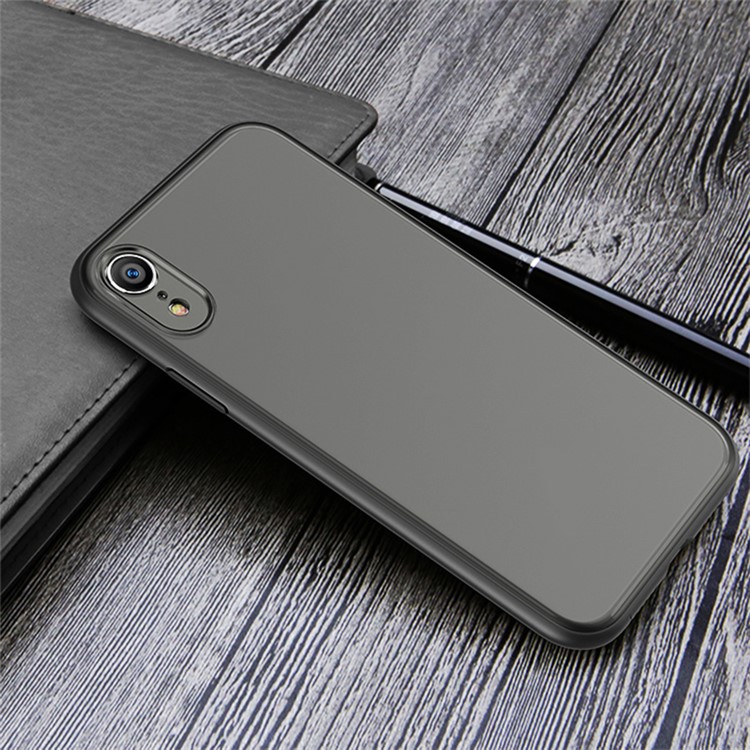 IPAKY Specter Series Plastic + TPU Hybrid Casing for iPhone XR 6.1 inch - Black-3