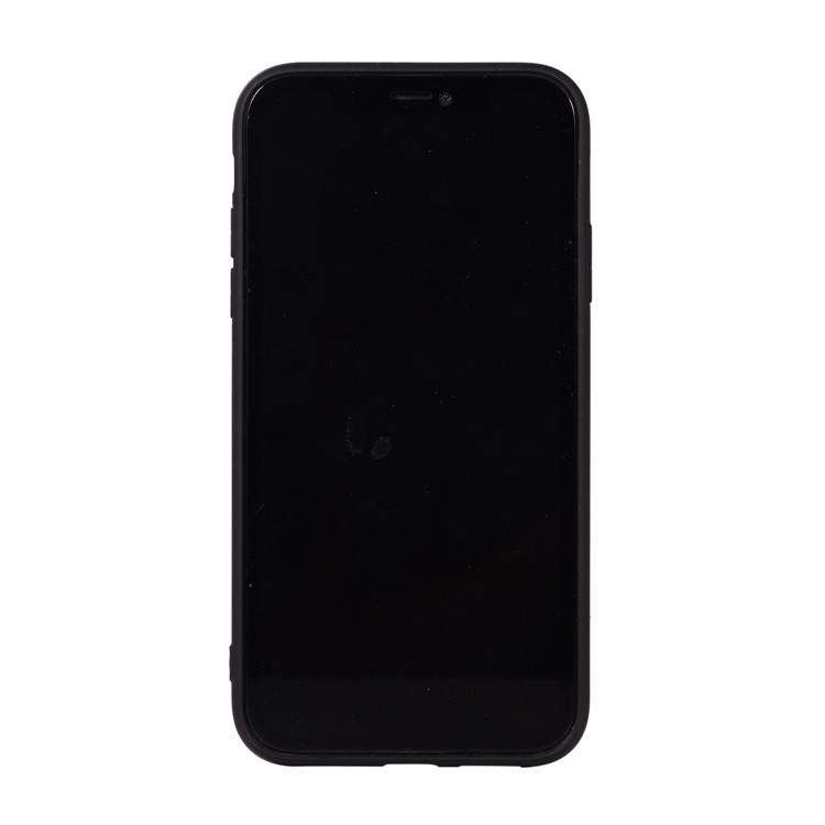 Litchi Skin Soft TPU Protection Case for iPhone XR 6.1 inch - Black-3