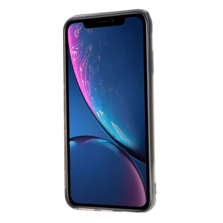 3D Diamond Texture TPU Mobile Casing with Kickstand for iPhone XS Max 6.5 inch - Silver-2