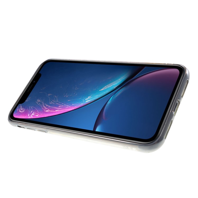 3D Diamond Texture TPU Mobile Casing with Kickstand for iPhone XS Max 6.5 inch - Silver-4