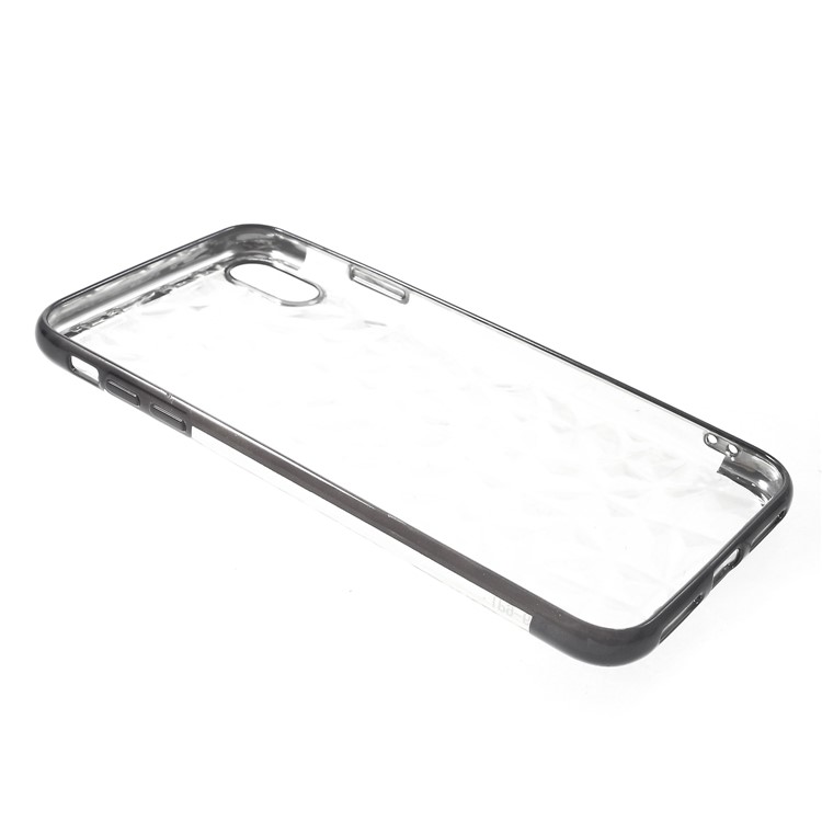 3D Diamond Texture TPU Mobile Phone Case for iPhone XS Max 6.5 inch - Black-5
