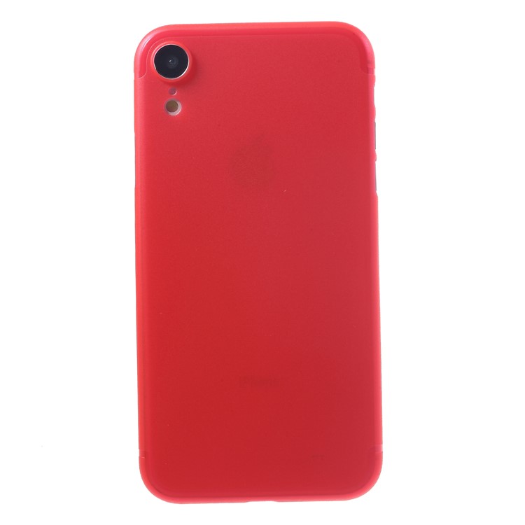For iPhone XR 6.1 inch Ultra-thin Plastic Mobile Phone Case - Red-2