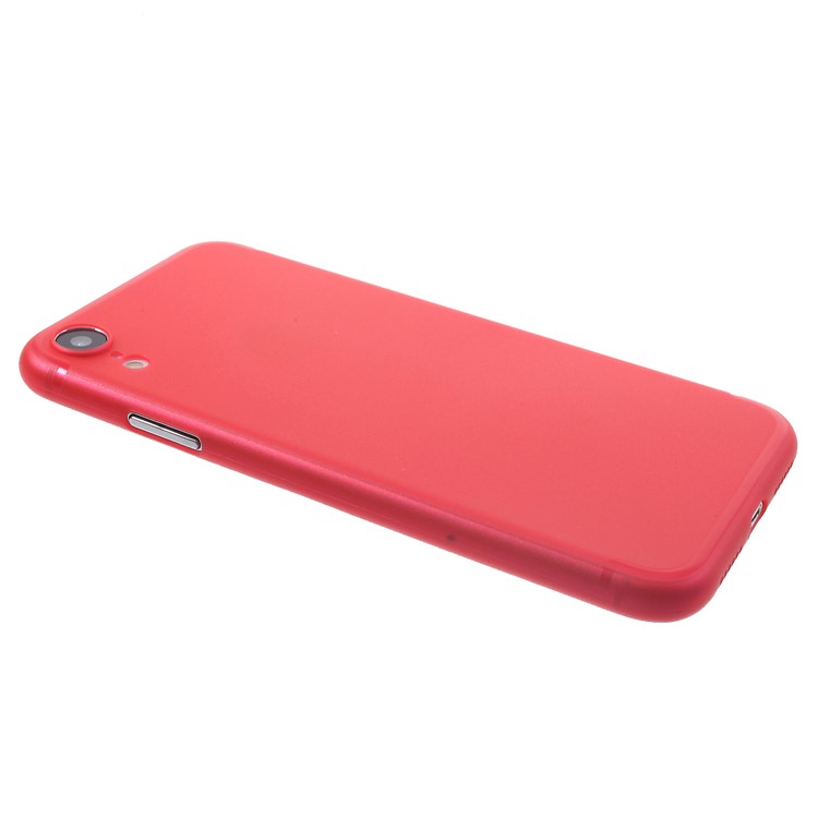 For iPhone XR 6.1 inch Ultra-thin Plastic Mobile Phone Case - Red-3