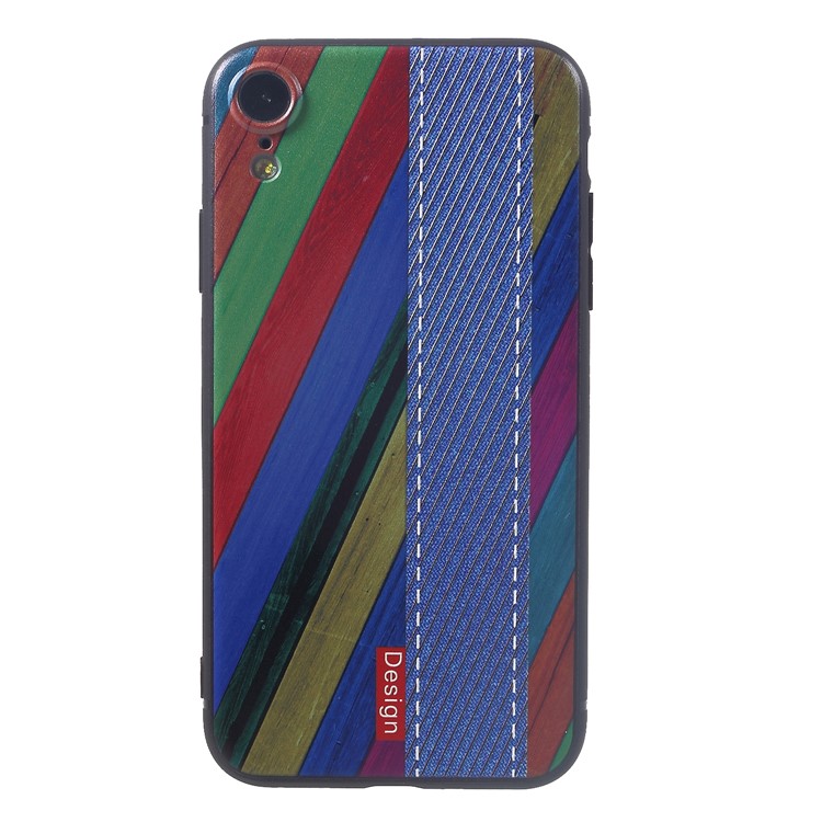 

Тисненый Шаблон Мягкий Корпус Телефона TPU Для Iphone XR 6.1 Inch - Стиль C, iPhone XR