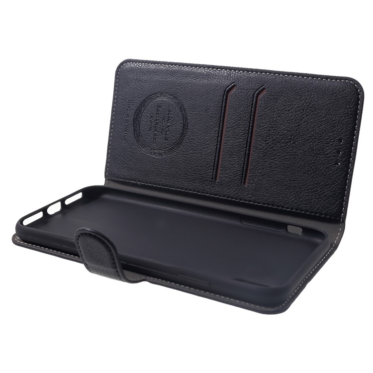 KAIYUE Wallet Leather Stand Case for iPhone XS Max 6.5 inch - Black-10