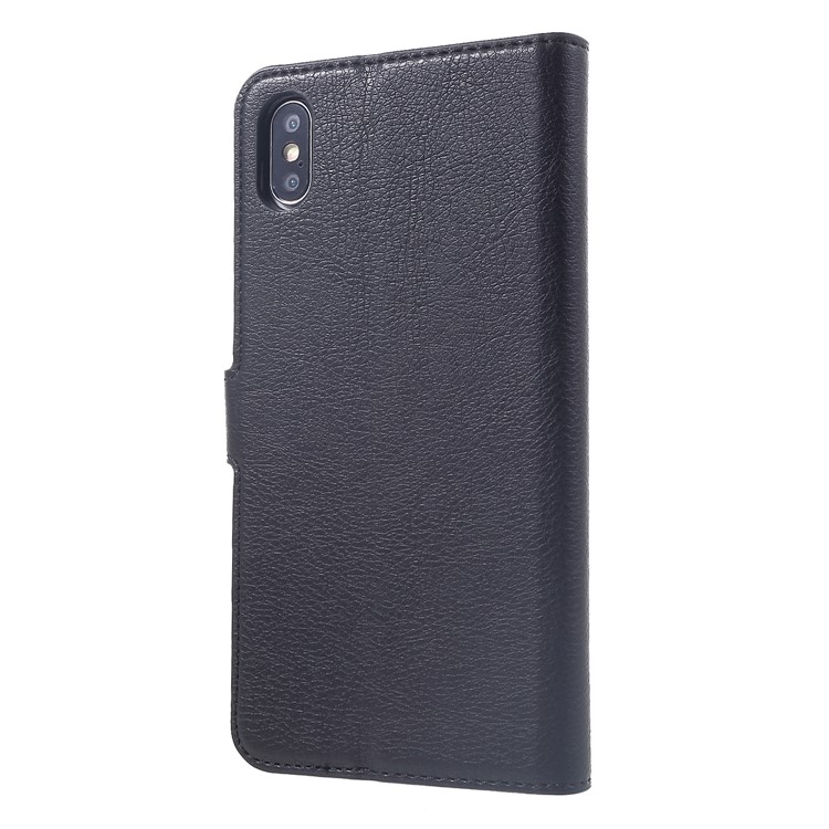 KAIYUE Wallet Leather Stand Case for iPhone XS Max 6.5 inch - Black-2