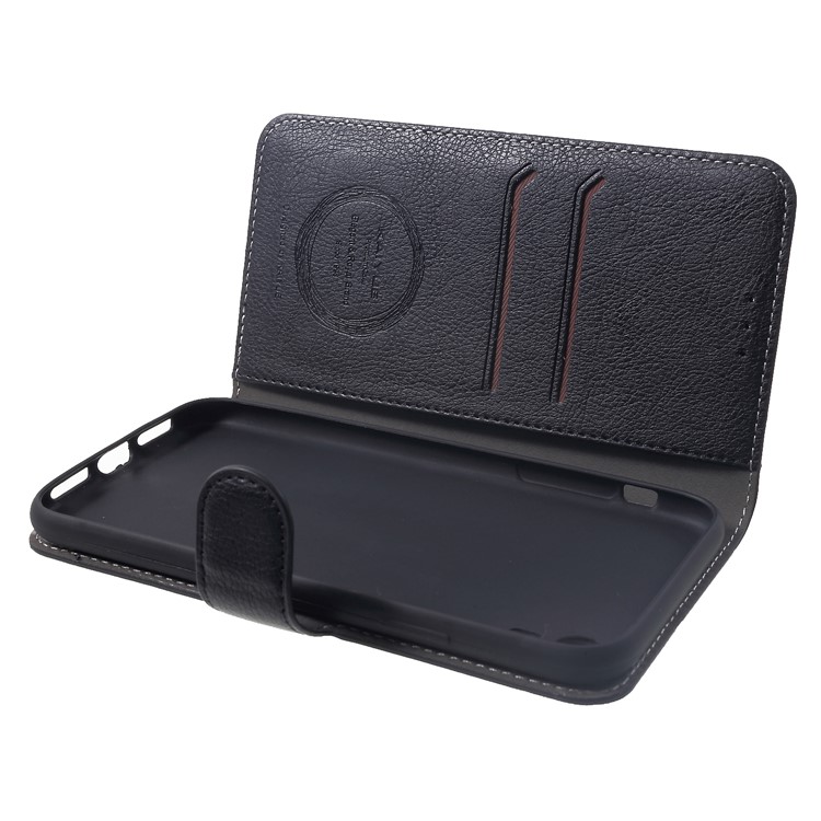 KAIYUE Premium PU Leather Wallet Cell Phone Case for iPhone XR 6.1 inch - Black-10
